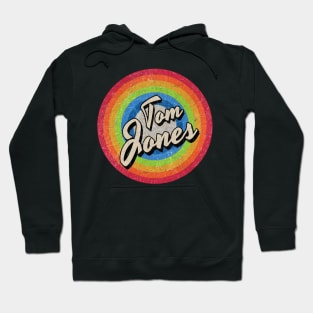 Vintage Style circle - tom Jones Hoodie